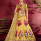 Printed Designer Lehenga with Zari, Dori & Sequins Embellishments