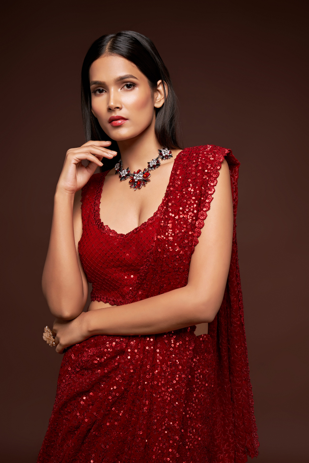 Floral Whispers – Lightweight Georgette with Modern Touch