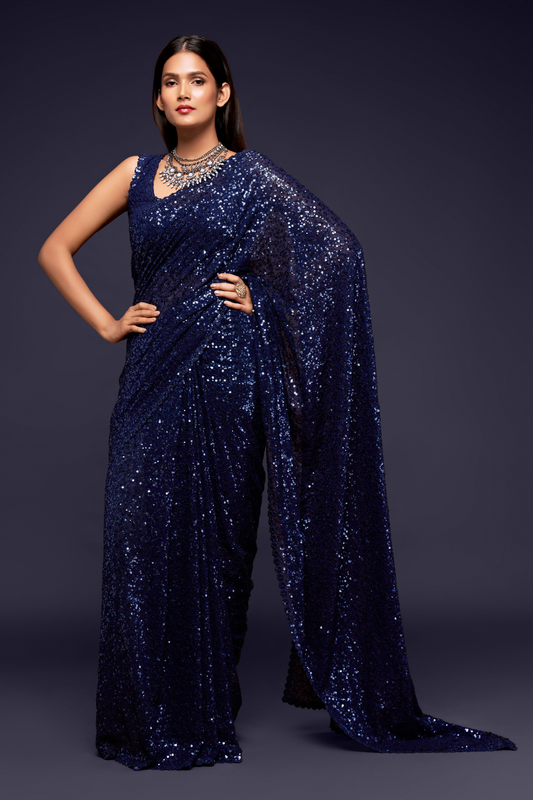 Floral Whispers – Lightweight Georgette with Modern Touch