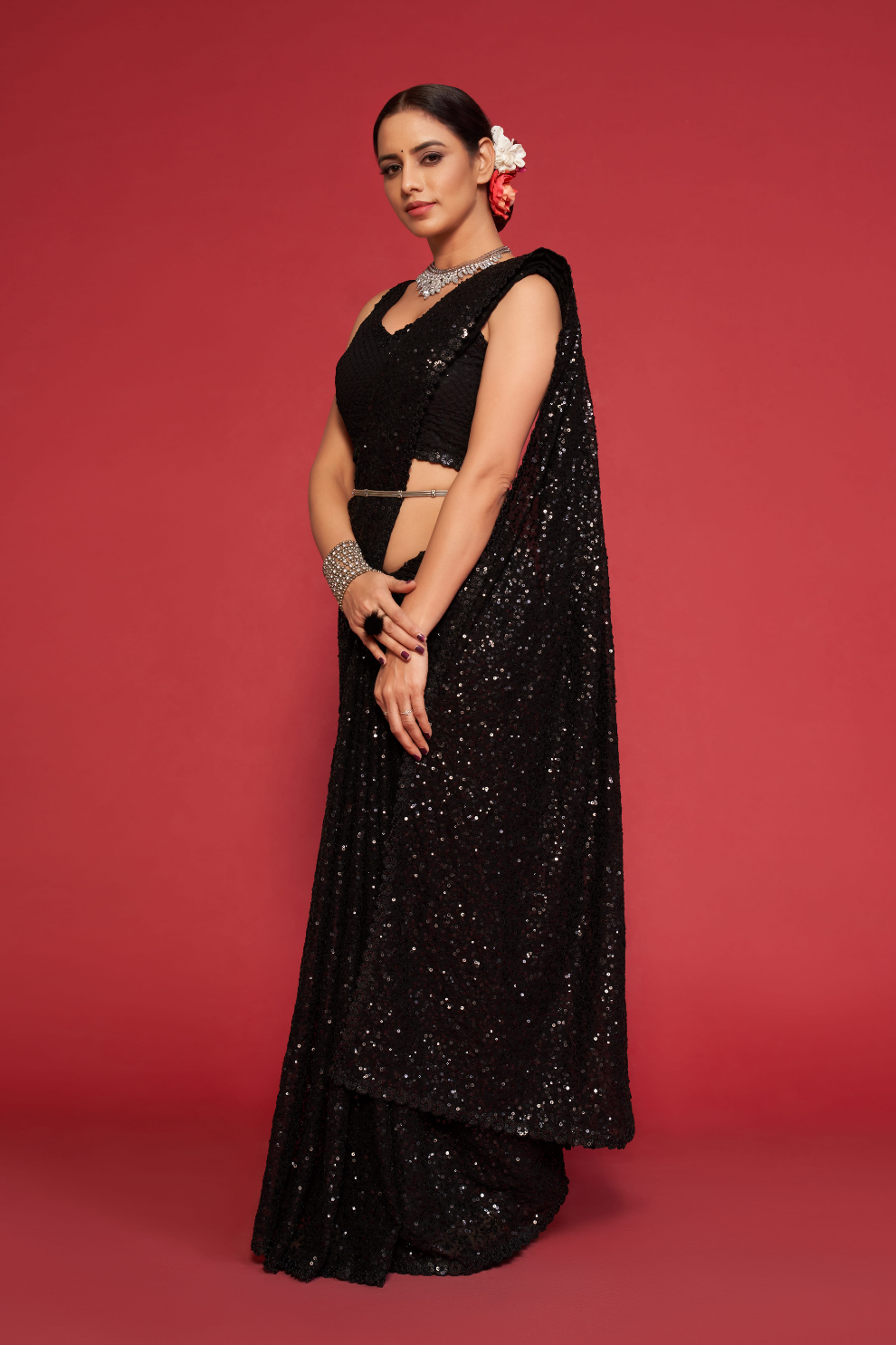 Floral Whispers – Lightweight Georgette with Modern Touch