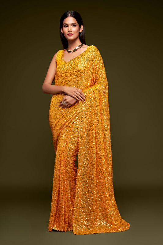 Floral Whispers – Lightweight Georgette with Modern Touch