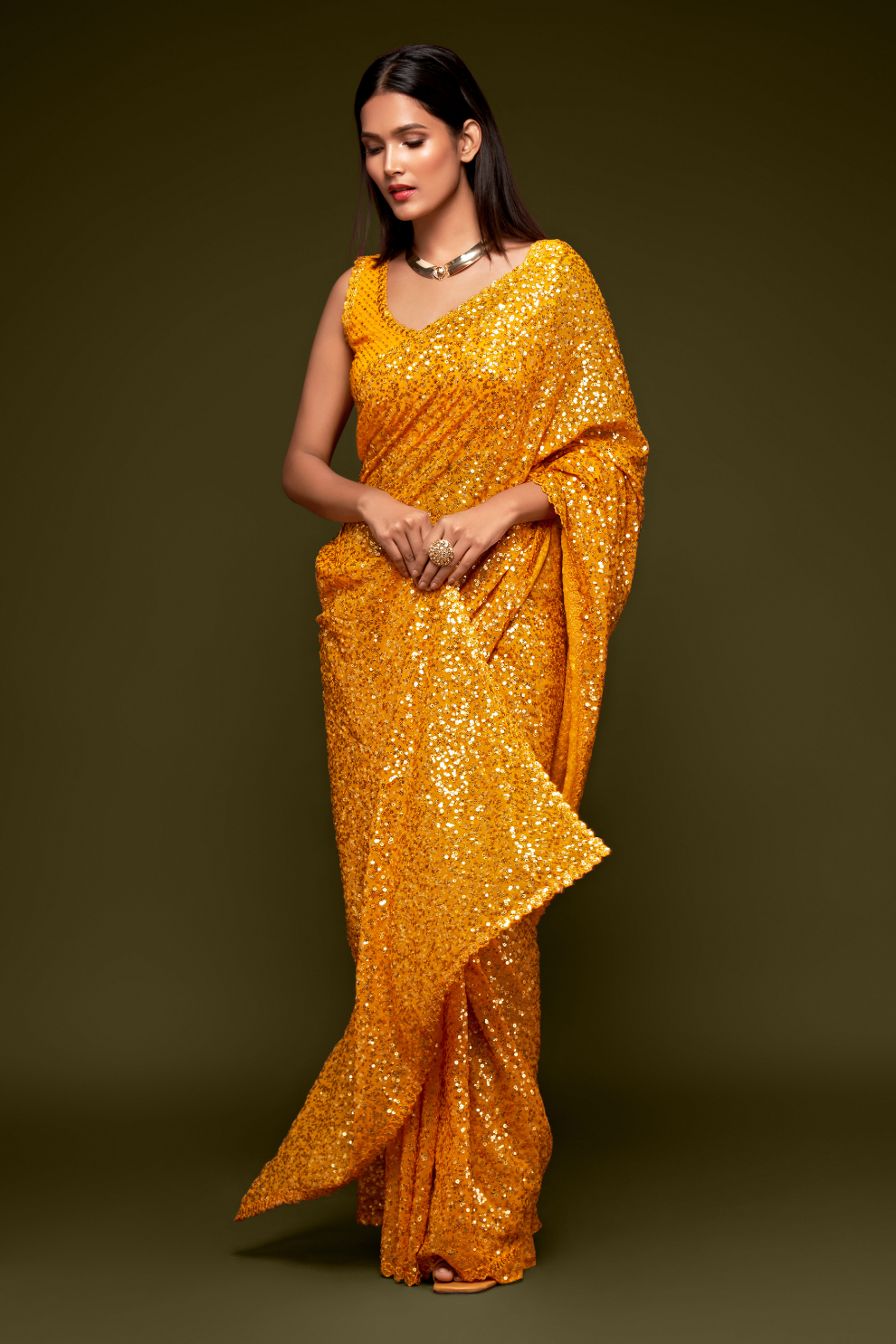 Floral Whispers – Lightweight Georgette with Modern Touch