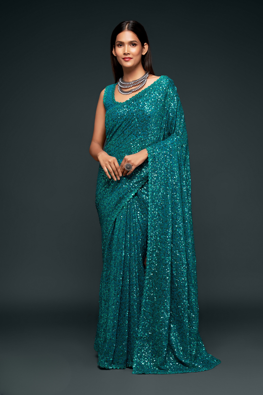 Floral Whispers – Lightweight Georgette with Modern Touch