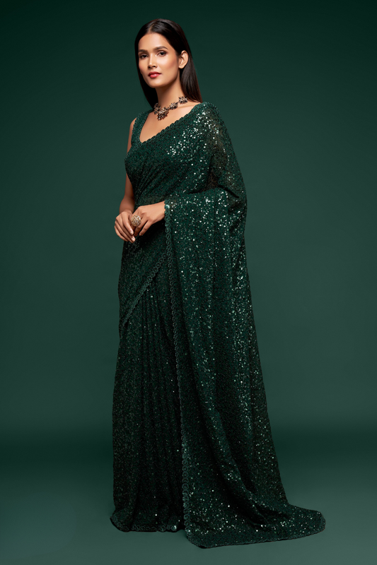 Floral Whispers – Lightweight Georgette with Modern Touch