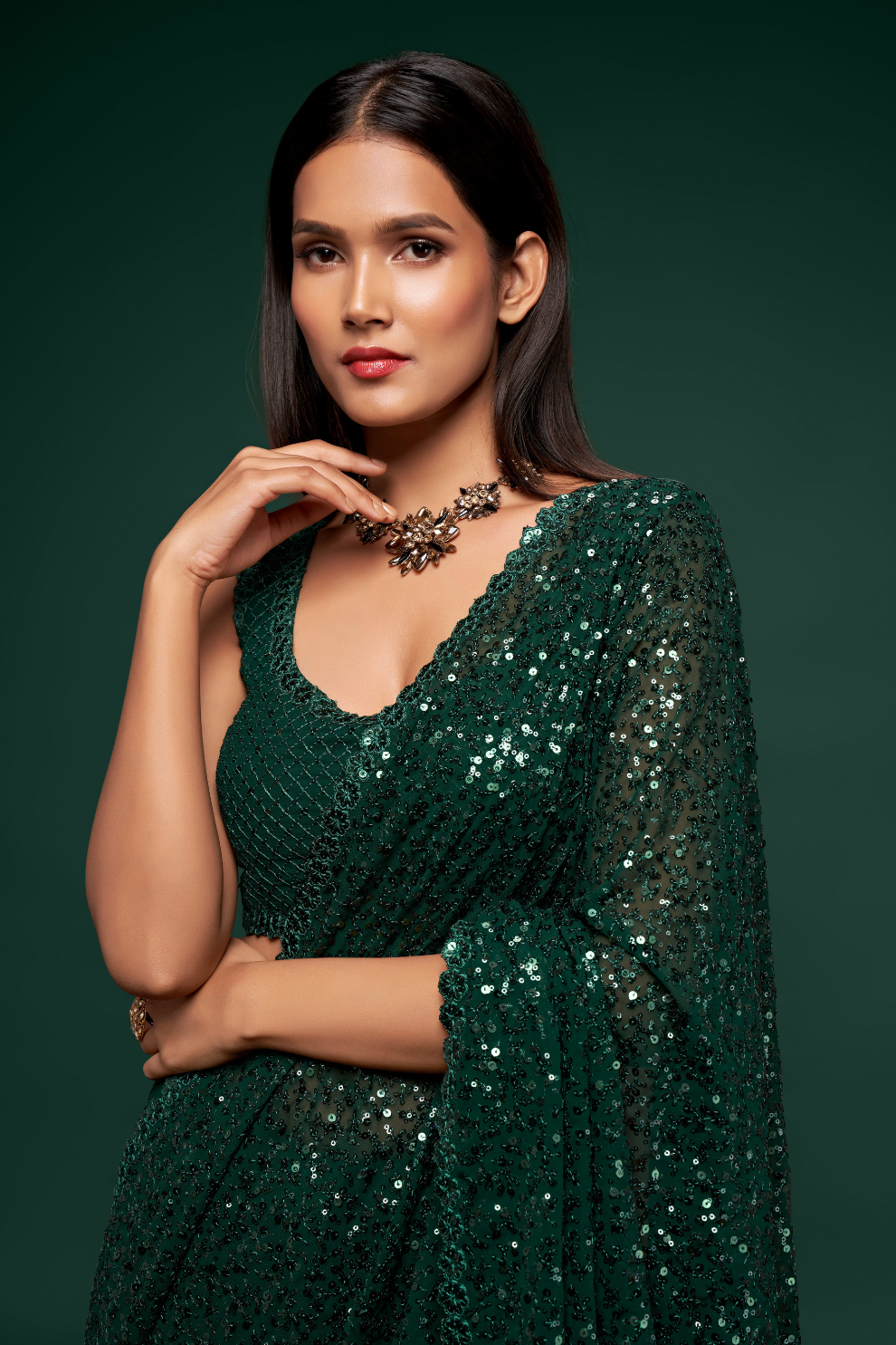 Floral Whispers – Lightweight Georgette with Modern Touch