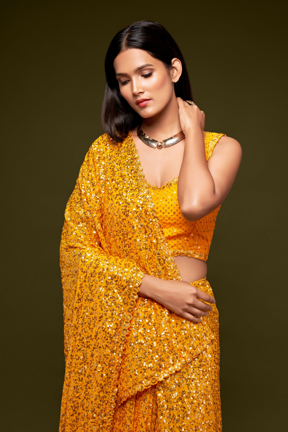 Floral Whispers – Lightweight Georgette with Modern Touch