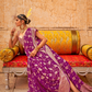 Georgette Saree with Soft Touch Finish and Ethnic Buta Design