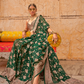 Georgette Saree with Soft Touch Finish and Ethnic Buta Design