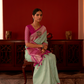 Pure Georgette Saree with Rich Traditional Jari Weaving