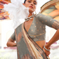 Pure Katan Banarasi Silk Blend Saree with Traditional Weaving