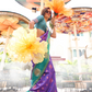 Pure Katan Banarasi Silk Blend Saree with Traditional Weaving
