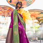 Pure Katan Banarasi Silk Blend Saree with Traditional Weaving