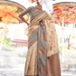 Pure Katan Banarasi Silk Blend Saree with Traditional Weaving
