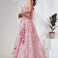 Georgette Sequins And Thread Embroidery Lehenga Choli Dupatta