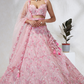 Georgette Sequins And Thread Embroidery Lehenga Choli Dupatta
