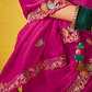 Tissue Silk Embroidered Saree with Sequins and Beads Work