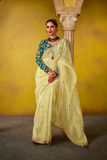 LAVANTE_FASHION_Glass_Tissue_Saree_with_Sequins_Detailing_13 - LaVante Fashion