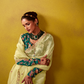 Tissue Silk Embroidered Saree with Sequins and Beads Work