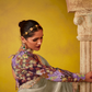 Tissue Silk Embroidered Saree with Sequins and Beads Work
