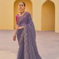 Whispers of Elegance in Fancy Tissue Organza Silk Drape