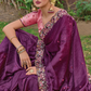 Whispers of Elegance in Fancy Tissue Organza Silk Drape