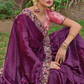 Whispers of Elegance in Fancy Tissue Organza Silk Drape
