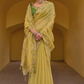 Whispers of Elegance in Fancy Tissue Organza Silk Drape