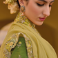 Whispers of Elegance in Fancy Tissue Organza Silk Drape