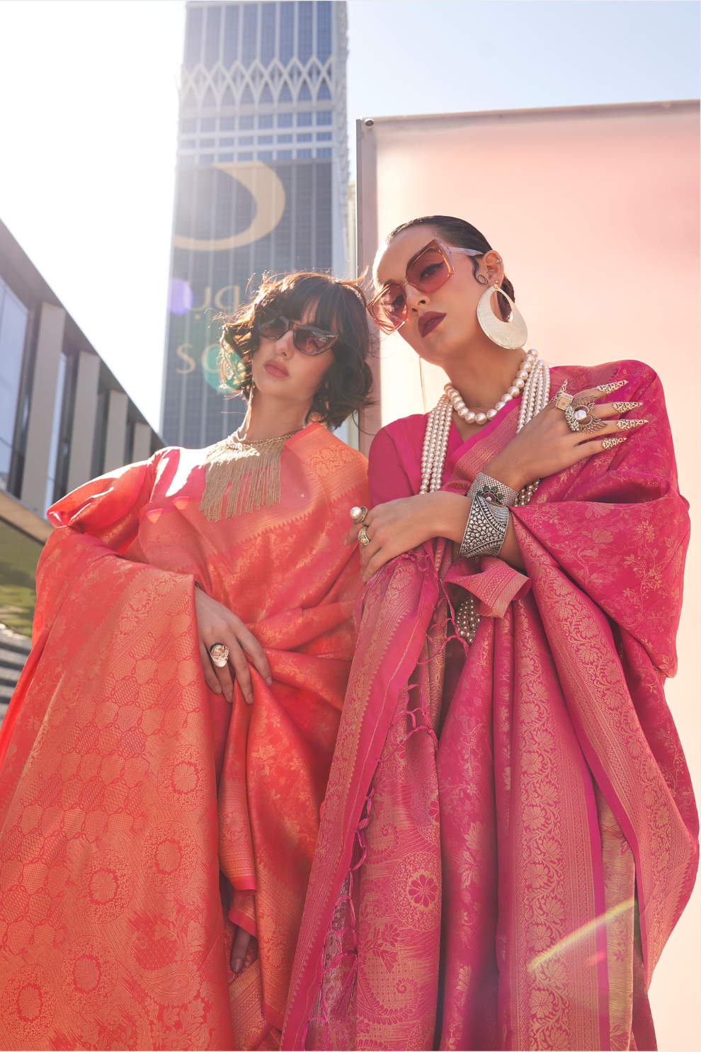 Floral Woven Zari Silk Banarasi Saree