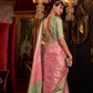 Traditional Handloom Saree with Elegant Weaving Patterns