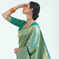 Kanjivaram Silk Saree with Traditional Handloom Weaving Art