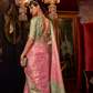 Traditional Handloom Saree with Elegant Weaving Patterns