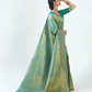 Kanjivaram Silk Saree with Traditional Handloom Weaving Art