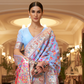Elegant Handloom Weaving Saree with Traditional Artisan Detail
