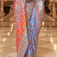 Elegant Handloom Weaving Saree with Traditional Artisan Detail