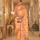 Zari Butta Tussar Silk Saree with Handwoven Elegance
