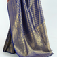 Kanjivaram Silk Saree with Traditional Handloom Weaving Art
