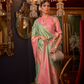 Traditional Handloom Saree with Elegant Weaving Patterns