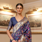 Elegant Handloom Weaving Saree with Traditional Artisan Detail