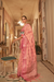 Zari Butta Tussar Silk Saree with Handwoven Elegance