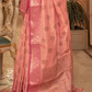 Zari Butta Tussar Silk Saree with Handwoven Elegance