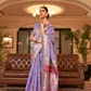 Elegant Handloom Weaving Saree with Traditional Artisan Detail