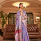 Elegant Handloom Weaving Saree with Traditional Artisan Detail