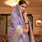 Elegant Handloom Weaving Saree with Traditional Artisan Detail