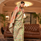 Elegant Handloom Weaving Saree with Traditional Artisan Detail