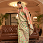 Elegant Handloom Weaving Saree with Traditional Artisan Detail