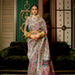 Elegant Handloom Weaving Saree with Traditional Artisan Detail