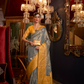 Traditional Handloom Saree with Elegant Weaving Patterns