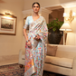 Elegant Handloom Weaving Saree with Traditional Artisan Detail