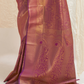 Kanjivaram Silk Saree with Traditional Handloom Weaving Art